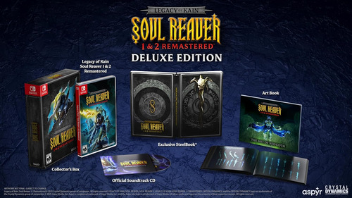 Legacy Of Kain Soul Reaver 1& 2 Deluxe Edition Switch Fisico