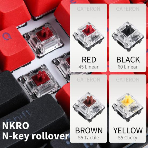 Gtsp Gk61 Sk61 60% Teclado Mecánico, Teclado Para Juegos Per
