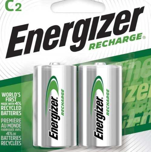 Pack De 2 Pilas Recargables C 2500mah