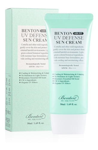 Benton Air Fit Uv Defense Sun Cream Spf 50 Pa++++