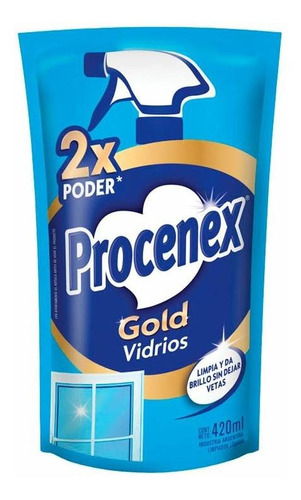 Pack X 3 Unid Limpiador  Vidrios Dp 420 Cc Procenex Limpiad