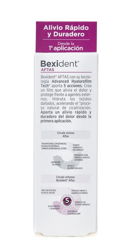 Imagen 2 de 4 de Isdin Bexident Aftas En Gel 8 Ml