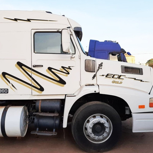 Imagem 2 de 6 de Kit Faixas/adesivos Volvo Edc Gold Caminhão Modelo Original