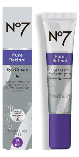 No7 Crema Antiarrugas Contorno De Ojos Con Retinol Puro 15ml