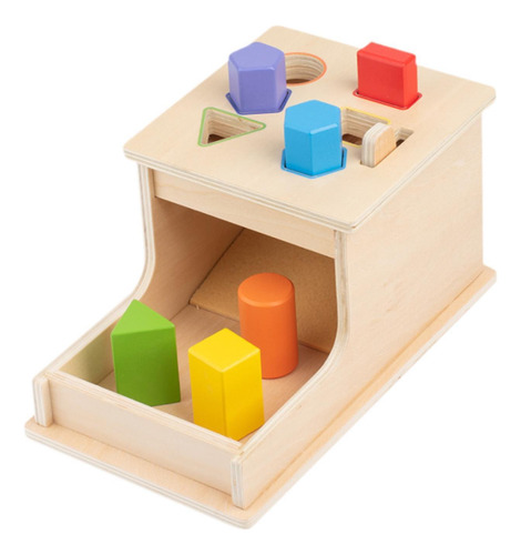 Caja De Permanencia De Objetos De Juguete Para Bebés De 6 A