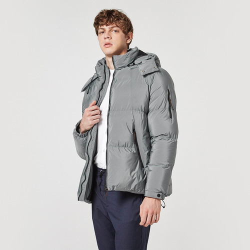 Campera Inflada Enki Grey