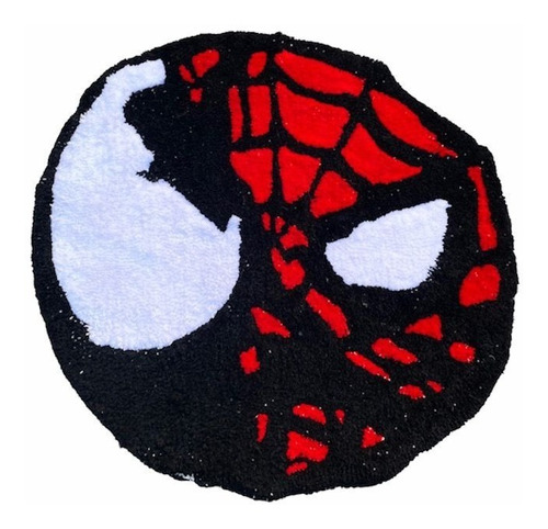 Alfombra Spiderman Venom Personalizada Tufting - Barba Rugs
