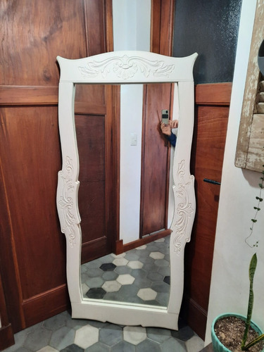 Espejo Provenzal Antiguo Cuerpo Entero Vestidor/negocio