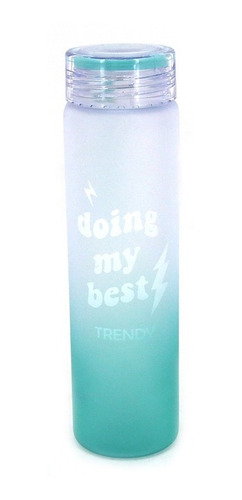 Botella De Agua Trendy 500ml Sport Gym Bicicleta Boca Grande