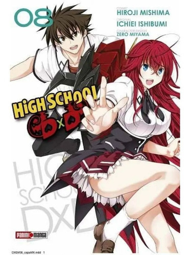 Panini Manga High School Dxd N.8, De Ichiei Ishibumi. Serie High School Dxd, Vol. 8. Editorial Panini, Tapa Blanda En Español, 2015