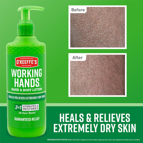 Loción O'keeffe's Working Hands Hand And Body, 355 Ml (paque