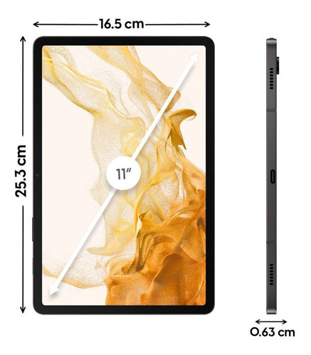 Tablet Samsung Tab S8 11 , 128gb, 8gb Ram, Grafito Color Negro