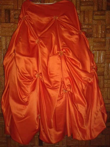 Vestido Para 15 Años Largo, (3 Piezas) Con Armador.