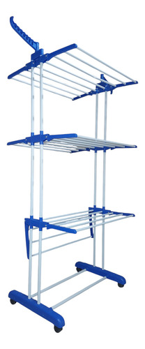 Tendedero Organizador Colgador Ropa Plegable Color Multicolo