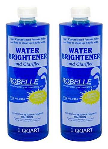 Robelle 2420-02 Abrillantador Y Clarificador De Agua Para Pi