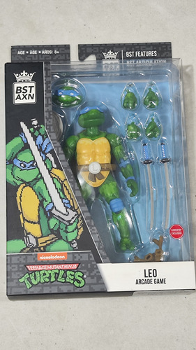 Leonardo Arcade Game Bst Axn Figura De Accion Juguete