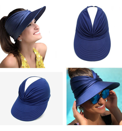 Sombrero Sol Mujer Uv Protección Gorra Deportiva De Playa