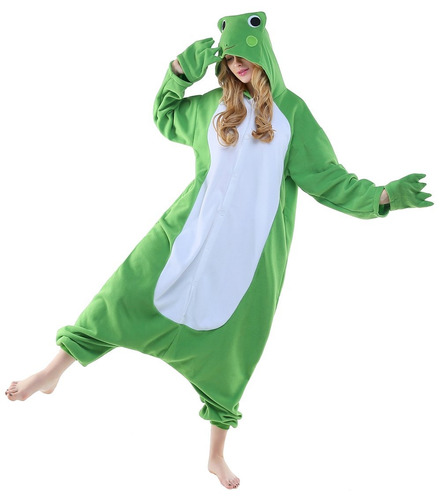 Canasour Unisex Adulto Anime Pijamas Rana Verde-disfraz De U