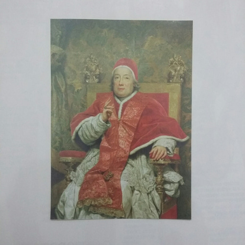 Recorte Imagen De Cuadro El Papa Clemente 13 Rezzonico (rc)