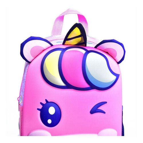 Imagen 2 de 9 de Mochila Unicornio Jardin Skora 25881 Maple Cuota Y Envio