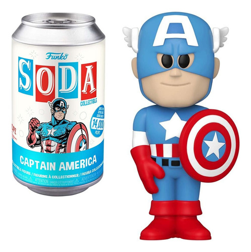 Funko Soda Figure Marvel Captain America Original 