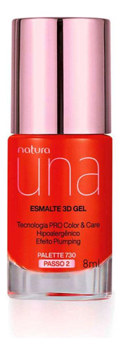 Esmalte De Uñas 3d Gel Una 8 Ml Natura Palette 730