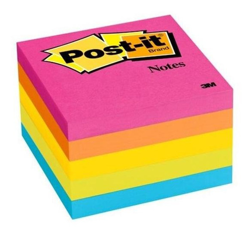 Post-it Notas 654-5pk En Colores Neon 450 Hojas 90hojasxtaco