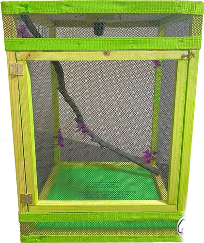 Imagen 1 de 9 de Terrario Para Reptiles Iguana Camaleón Etc (60x40x40cm)