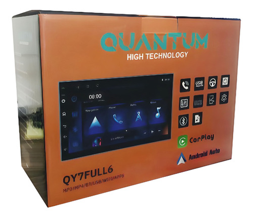 Autoradio Quantum Qy7-full6 Mp3/mp4/bt/usb/wifi/apps
