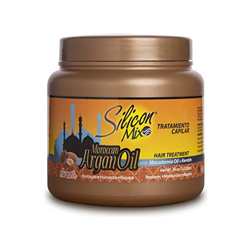 Silicona Mezcla Morrocan Argan Tratamiento De Pelo Hx43d