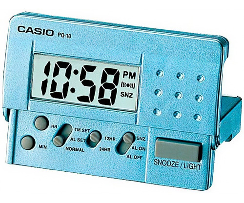 Reloj Despertador Casio Pq-10 Colores Surtidos Relojesymas