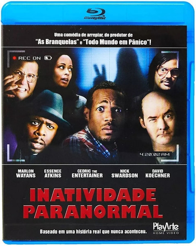 Inatividade Paranormal - Blu-ray - Marlon Wayans - Novo