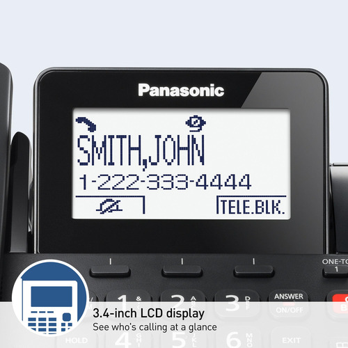 Teléfono Panasonic Kx-tgf852b Con Cable/inalámbrico Con Bloq
