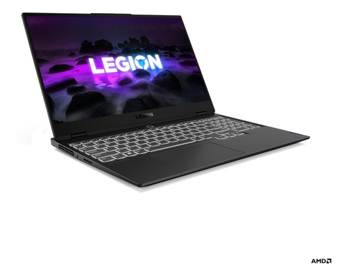 Portátil gamer  Lenovo Legion 15ACH6  shadow black 15.6", AMD Ryzen 9 5900HX  32GB de RAM 1TB SSD, NVIDIA GeForce RTX 3060 165 Hz 2560x1440px Windows 11 Home