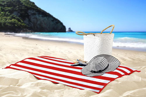 Toallas Utopia [paquete De 4 Toallas De Playa Cabana Stri