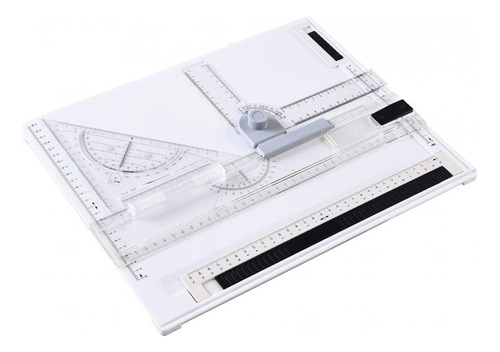 Tablero De Dibujo Portátil A4, Mesa De Dibujo Métrica Con