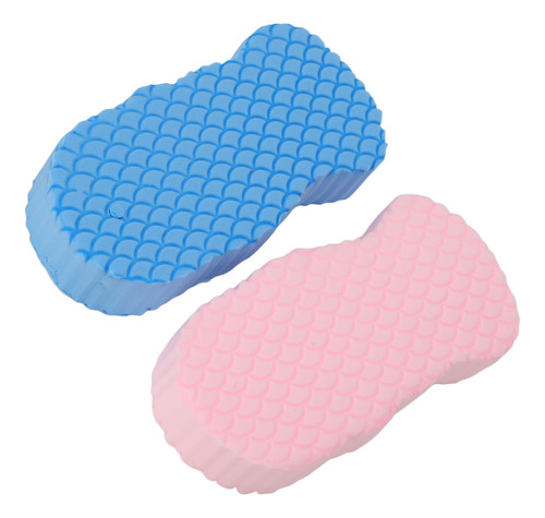 Esponja De Baño 3d, 2 Piezas, Exfoliante, Suave, De Alta Res