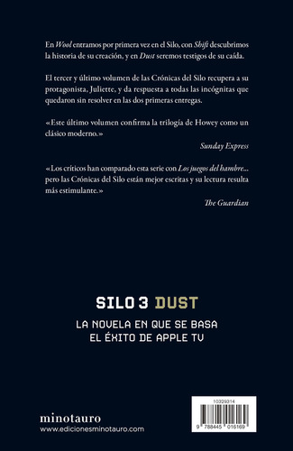 Silo Nã⺠03/03 Dust, De Howey, Hugh., Vol. 3. Editorial Minotauro, Tapa Blanda En Español