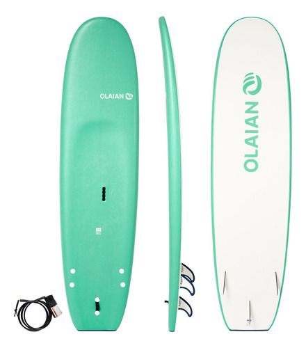 Prancha De Surf 100 75 Com Leash E 3 Quilhas Olaian