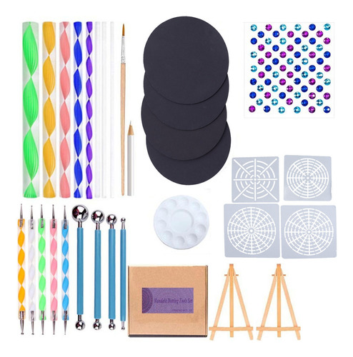 Kit De Pintura Mandala Art, Juego De 31 Herramientas Para Pu