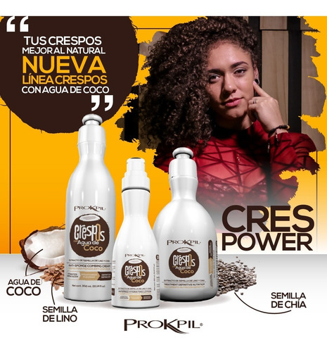 Imagen 2 de 4 de Kit Crespos+gel Fluido Rizos Pk - mL a $76