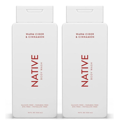 Native Gel De Bano Natural Para Mujeres Y Hombres, Sin Sulfa