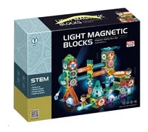 Comprar Bloques Construcción Magnéticos C\u002Fluces 150pz - Tiraboschi