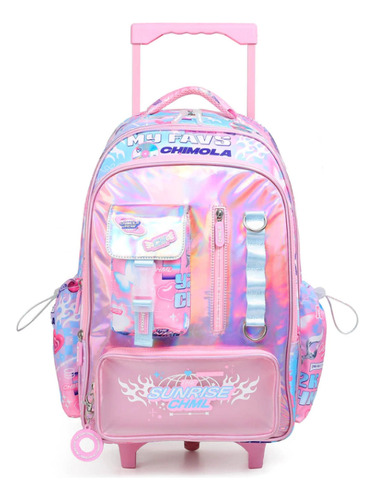 Chimola Mochila Con Carro De 18 Pulgadas Holo Pop Tr150 Color