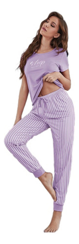 Pijama Suelto De Verano Para Mujer, Ropa De Casa De 2 Piezas