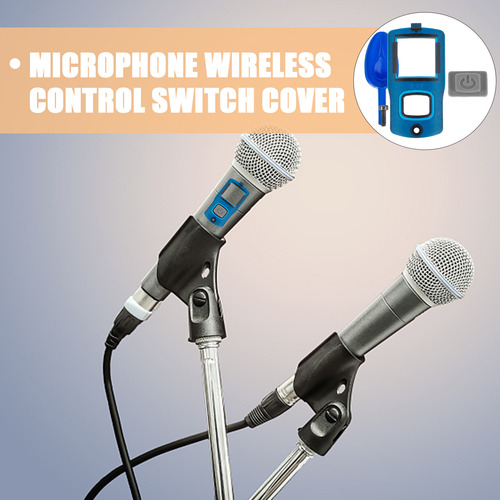 Painel De Controle Sem Fio Para Microfone, Lente De Interrup