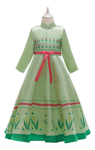 Vestido De Navidad Para Niña Princess Frozen Anna