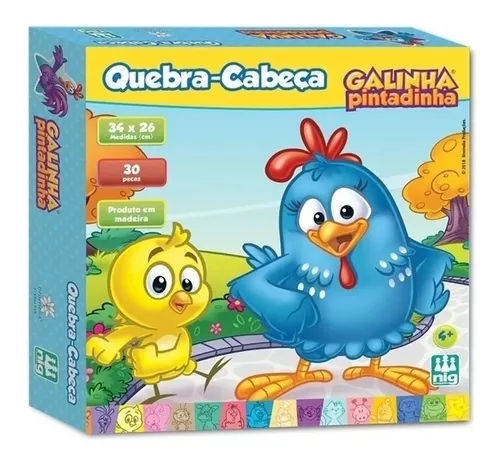 Kit 2 Jogos Quebra Cabeça Dinossauro Infantil C/ 30 Peças