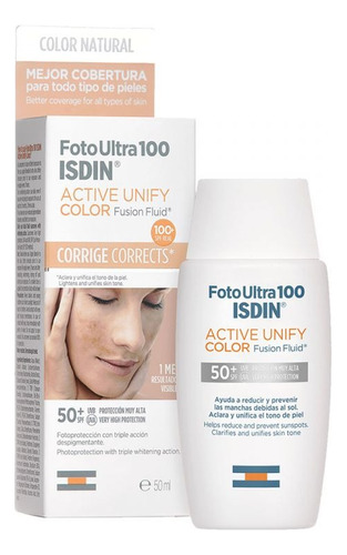 Foto Ultra Isdin Active Unify Fusion Fluid Color X50ml