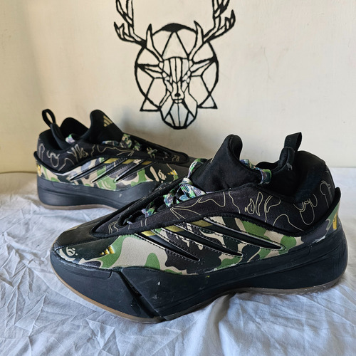 Zapatilla De Básquet Adidas Dame 9 X Bape
